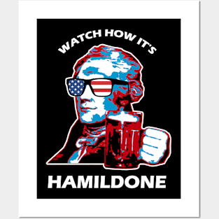 Drink with Hamiltone Posters and Art